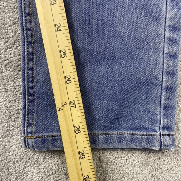 Joe's Jeans Girl's Size 16 (25x29) Mid-Rise Medium Wash Straight Leg Denim - Picture 9 of 12